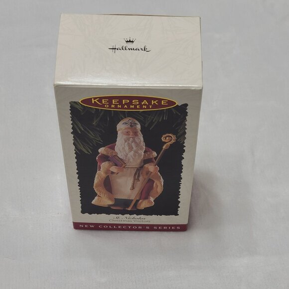 Hallmark Keepsake Ornament St Nicholas Christmas Visitors 1995 Collectors Series - Picture 6 of 15